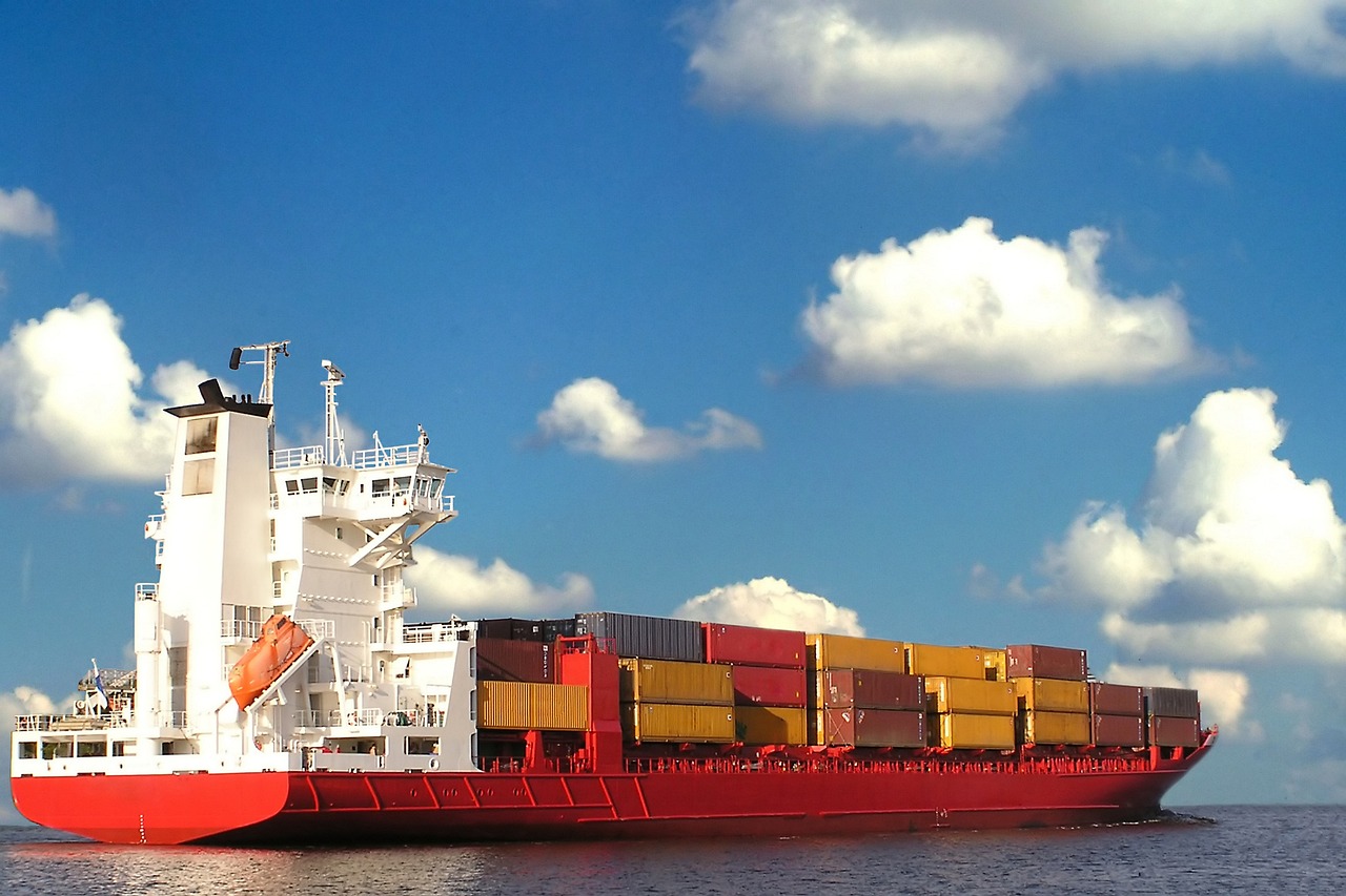 Logistics and shipping background